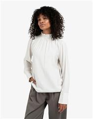 YAYA EARLY FROST WHITE RUFFLED TOP 