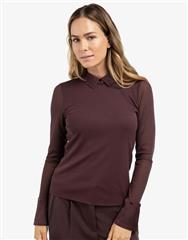 YAYA FUDGE PURPLE MESH TOP