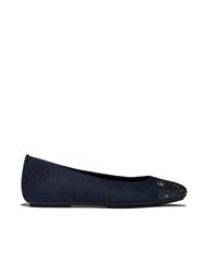 FIT FLOP DENIM DELICATO CRYSTAL FLATS 