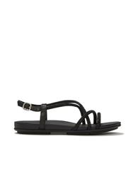 FIT FLOP BLACK GRACIE CRYSTAL SANDALS 