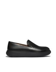 FIT FLOP ALL BLACK  LEATHER LOAFER 