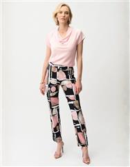 JOSEPH RIBKOFF BLACK MULTI LDS PANTS