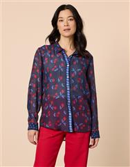 GORDON SMITH NAVY RED CHERRY SHIRT 