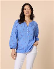 GORDON SMITH BLUE WHITE CHERISH TOP 