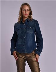 MADE IN ITALY DENIM TOP