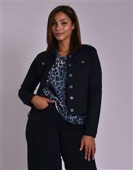 MADE IN ITALY NAVY JEAN JACKET 
