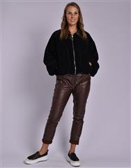 MADE IN ITALY BROWN DRAWSTRING PANTS 