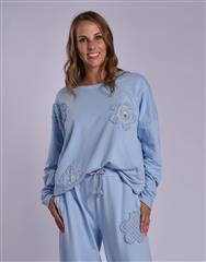 MADE IN ITALY LIGHT BLUE TOP 