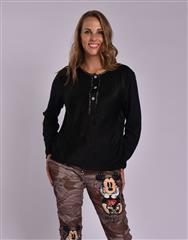 MADE IN ITALY SILKY BLACK TOP 