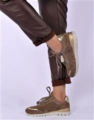 JOLIE TAUPE ZIP SNEAKER