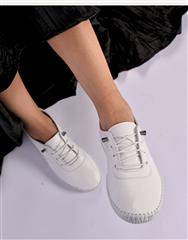 JOLIE WHITE LEATHER SNEAKER