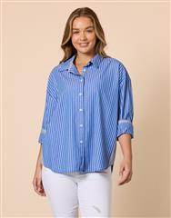 THREADZ BLUE WHITE CABO SHIRT