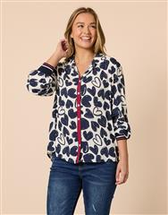 THREADZ NAVY IVORY SHIRT 