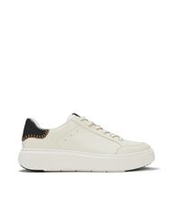 FIT FLOP CREAM BLACK RTG BLANKET STITCH SNEAKER 