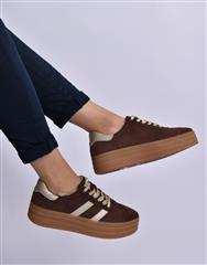 JULZ CHESNUT GOLD BREE SNEAKER 