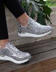 JULZ GREY SNAKE NINA SNEAKER