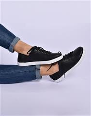 JULZ BLACK SNAKE VICKI SNEAKER
