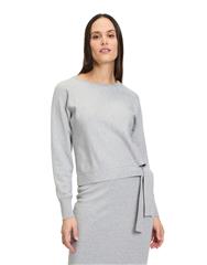 BETTY BARCLAY SILVER MELANGE KNT PULLOVER 