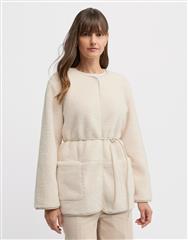 YARRA TRAIL ECRU TEDDY COAT