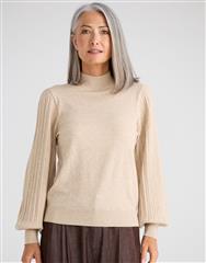 BRAVE & TRUE OAT MARLE BRIONY KNIT