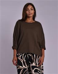 MADE IN ITALY DARK BROWN TOP 