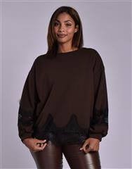 MADE IN ITALY DARK BROWN TOP 