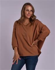 MADE IN ITALY CAMEL TOP 