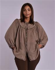 MADE IN ITALY BROWN  BLOUSE 