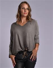 MADE IN ITALY LIGHT GREY TOP