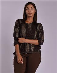 MADE IN ITALY BROWN GOLD TOP 