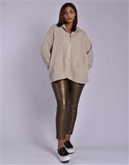 MADE IN ITALY METALIC PANTS 