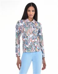 ROBELL WHITE PINK HAPPY JACKET