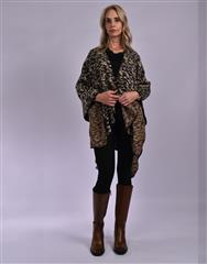 JOLIE LEOPARD PONCHO