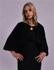 JOLIE BLACK PONCHO 