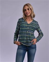 JOLIE BLUE GREEN TAYLOR TWINSET