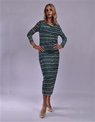 JOLIE BLUE GREEN CANDICE DRESS 