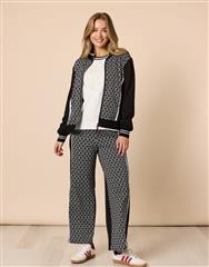 THREADZ BLACK IVORY PANTS 