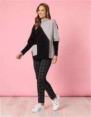 THREADZ BLACK GREY CANNES KNIT 