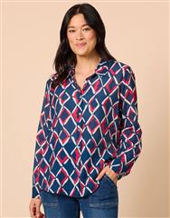 GORDON SMITH NAVY MULTI CAPITOL SHIRT 