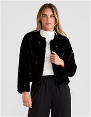 BRAVE & TRUE BLACK SELINA JACKET