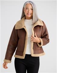 BRAVE & TRUE CAMEL SANDER JACKET 