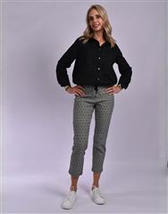 JOLIE BLACK BEIGE JEANET PANTS 