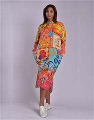 JOLIE YELLOW MULTI ELMEY DRESS