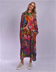 JOLIE PINK MULTI LIDIA DRESS