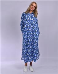 JOLIE BLUE WHITE CLAIRE DRESS