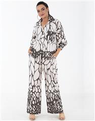 CALYPSO STRAIGHT LEG ELASTICATED PANTS 