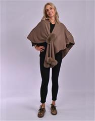 JOLIE TAUPE PONCHO