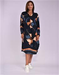 MADE IN ITALY NAVY BROWN DRESS