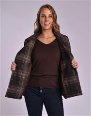 MADE IN ITALY BROWN MULTI JACKET 