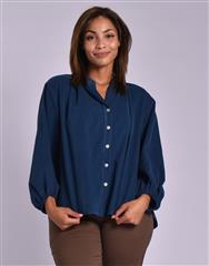 MADE IN ITALY BLUE BLOUSE 